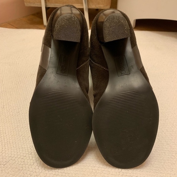 𝅺nine & Co JJHayzel Brown Suede Heeled Boots - Picture 6 of 8